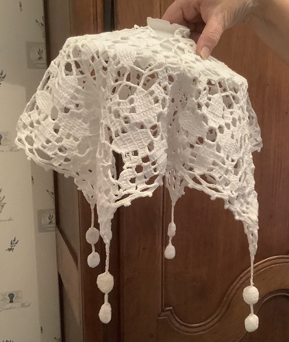 Napperon ancien crochet - napperon.,