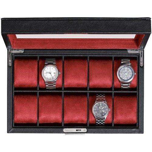 Boîte montres cuir - boîte,