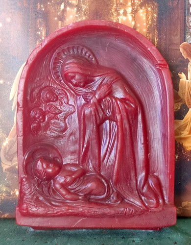 Tableau bas relief - tableau, cire