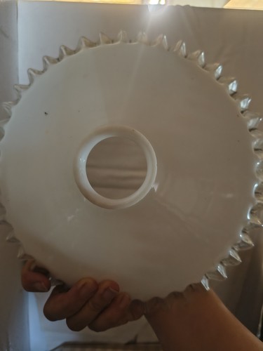 Abat jour ancien verre opaline - ancien,