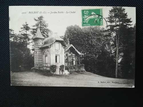Cpa bolbec jardin - bolbec,