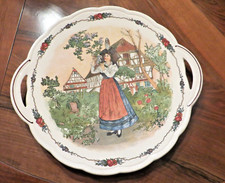 Grand plat à bordure  Obernai Sarreguemines