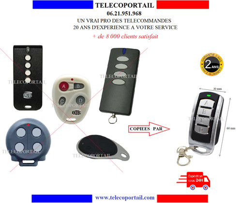Telecommande copieuse extel - copieuse,