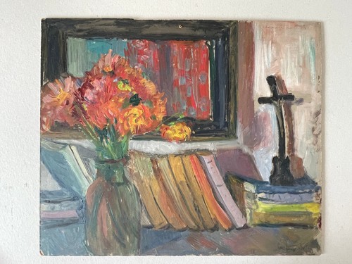 Tableau école paris huile - tableau, de