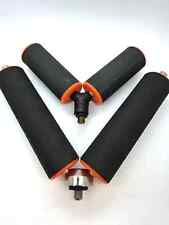 2x Porte-canne, pêche à la carpe, rouleau de canne, mousse, 4", 10cm + 6" 15cm