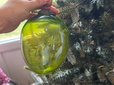 GROSSE BOULE DE NOEL GRAVEE