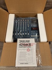 Tascam 424 MK3 Portastudio 4-Track Analog Tape Cassette Recorder MKIII