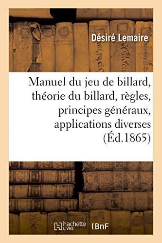 Manuel jeu billard - de,