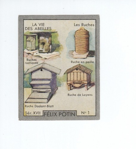 Chromo abeilles bees ruches - bees,