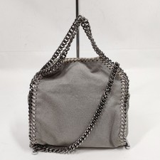 NO TARIFF Stella McCartney Shoulder Bag  Gray Polyester 4743455