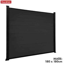 Kronos Wpc Clôture 180x180 CM Intempéries Palissade En 4 Couleurs