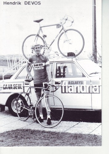 Cyclisme carte hendrik devos - carte,