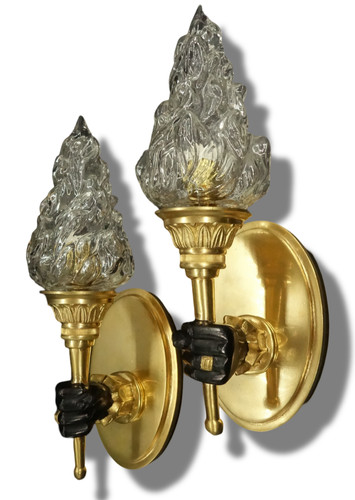 Paire appliques mains de - d'appliques,,