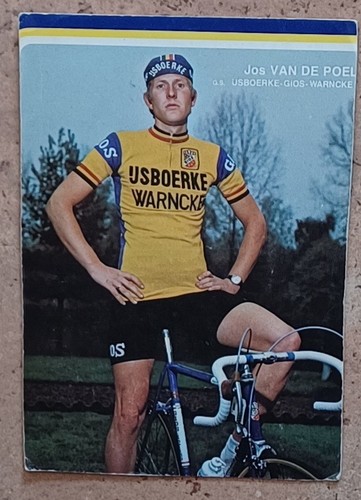 Cyclisme carte jos van de - carte,