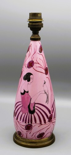Ancien pied lampe en - pied, de