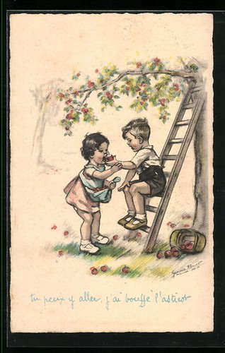 Carte postale artiste - postale, d'artiste