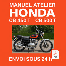 Manuel Atelier Honda CB 450 T