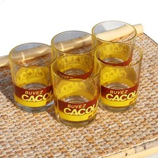 Set de 5 verres vintage
