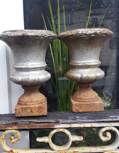 Paire vases médicis - de,