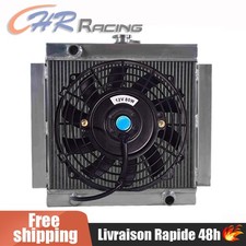 3 Rows Aluminum Radiator+FAN for Ford Escort Mk1 Mk2 RS2000 1968-1980 70 71