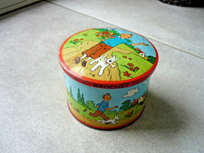 Boite ancienne tintin brochet