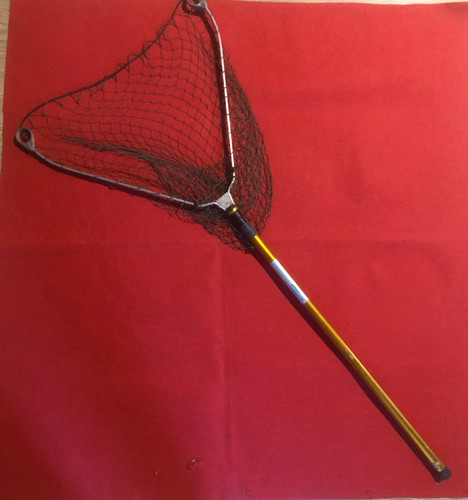 Pêche ancienne epuisette - /,