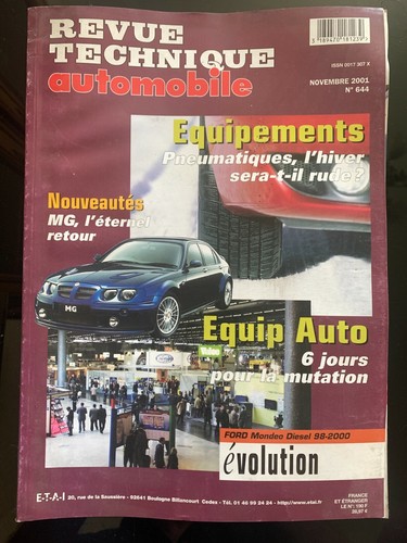 Revue technique automobile - revue,