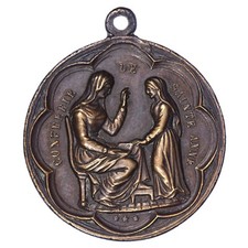 France médaille religieuse Confrérie de Saint-Anne - Bronze