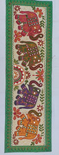 Hand Embroidered Elephants