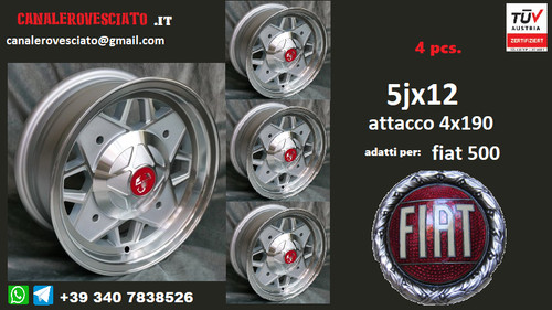 Jantes alliage fiat 500 old - 500,