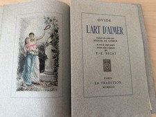 L’art d’aimer – Ovide – Bécat -1942 (érotisme – curiosa)