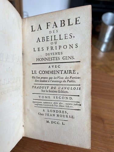 Fable des abeilles les - la,
