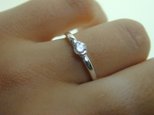 Bague solitaire engagement - solitaire, d’engagement