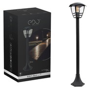 Lampadaire Borne extérieur jardin étanche IMMA IP44 E27 Noir EDO GARDEN LINE