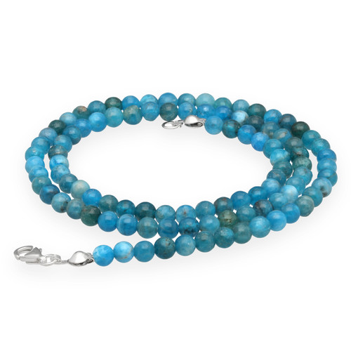Collier apatite 4mm avec - apatite,