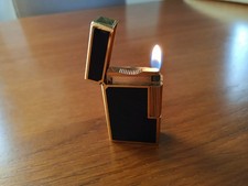 Briquet Dupont laqué noir