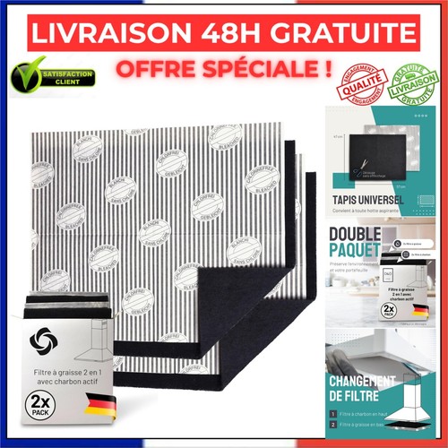 Filtre charbon hotte - à,