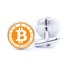 Boutons Manchette Bitcoin – Accessoire Chic & Geek Investisseur  ₿