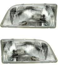 PHARE AVANT GAUCHE + DROIT MECHANIQUE POUR CITROEN AX 07.86-12.98 H4 ARGENTE