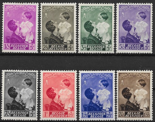 Timbre belgique reine astrid - belgique,