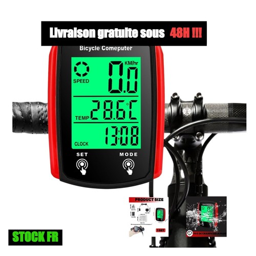 Compteur vélo étanche - de,