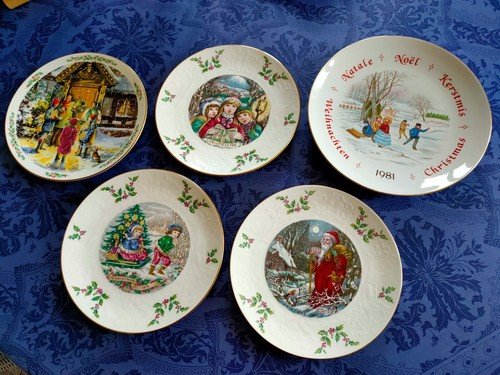 Assiettes noël dont 4 en - assiettes,