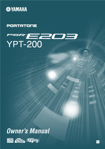 Yamaha psr e203 ypt 200 - yamaha, ypt-200