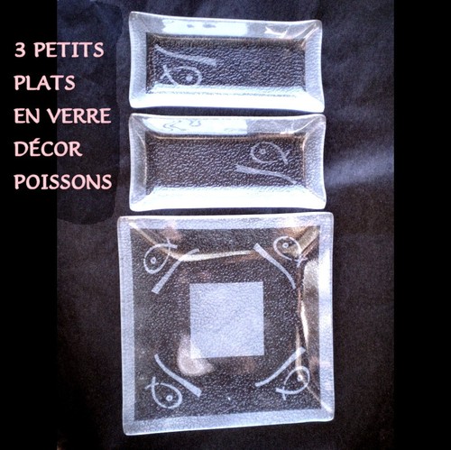 Petits plats verre - petits,