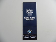 Brochure BMW nuancier coloris