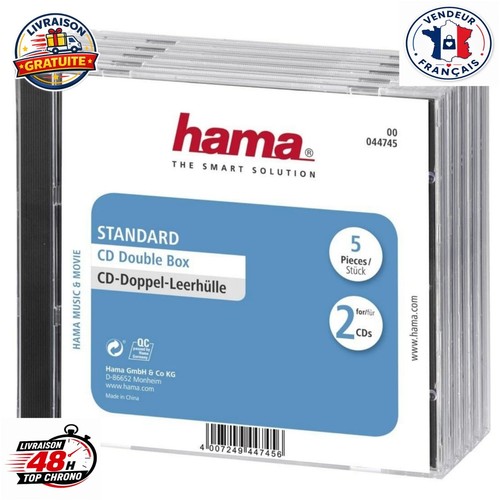 Hama boîtier double - cd,