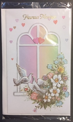 Carte heureux mariage - carte,