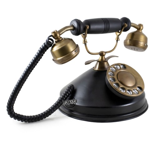 Téléphone cadran rotatif - téléphone,