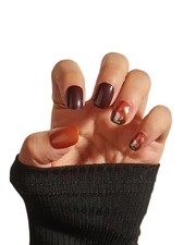 Set de 24 faux ongles avec