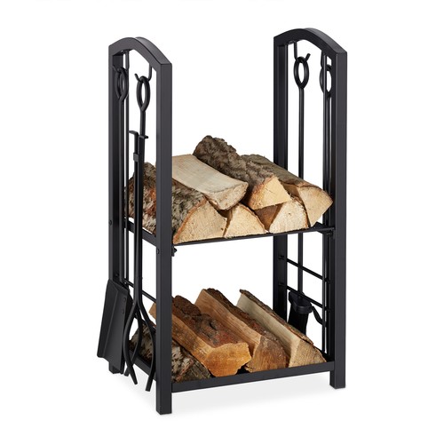 Etagère cheminée avec